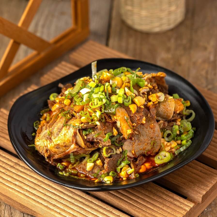 Sliced Beef and Ox Tongue in Chili Sauce
