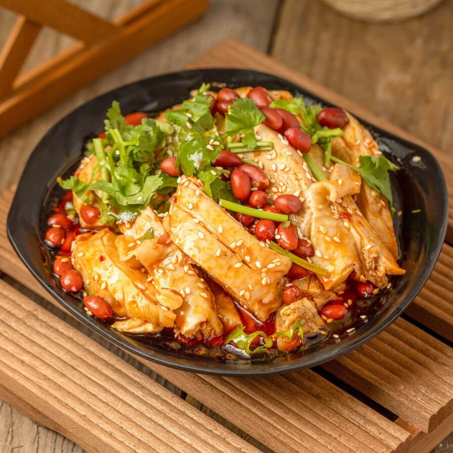 Cold Cut Chicken with Chili Sauce