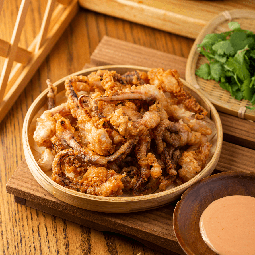 Deep Fried Squid Tentacles